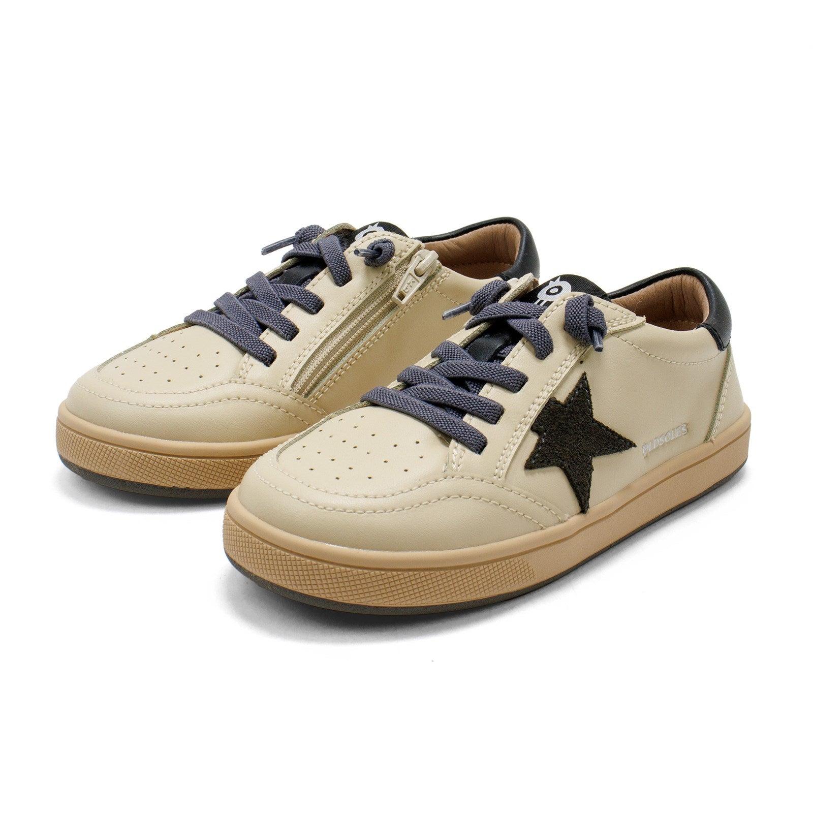 Old Soles Boy Platinum Runner Low Top Sneaker