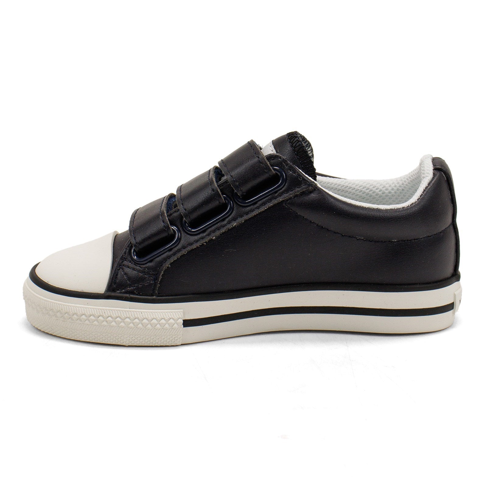 Victoria Boy Tribu Contrast Faux Leather Straps Sneaker