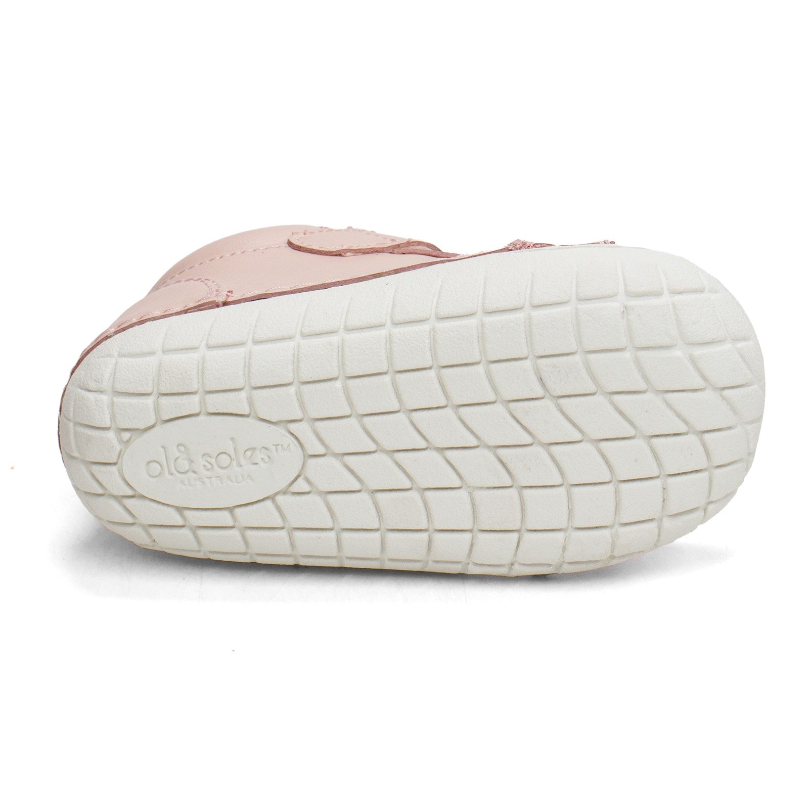 Old Soles Toddler Smiley Pave High-Top Leather Shoe With Hook And Loop Closure