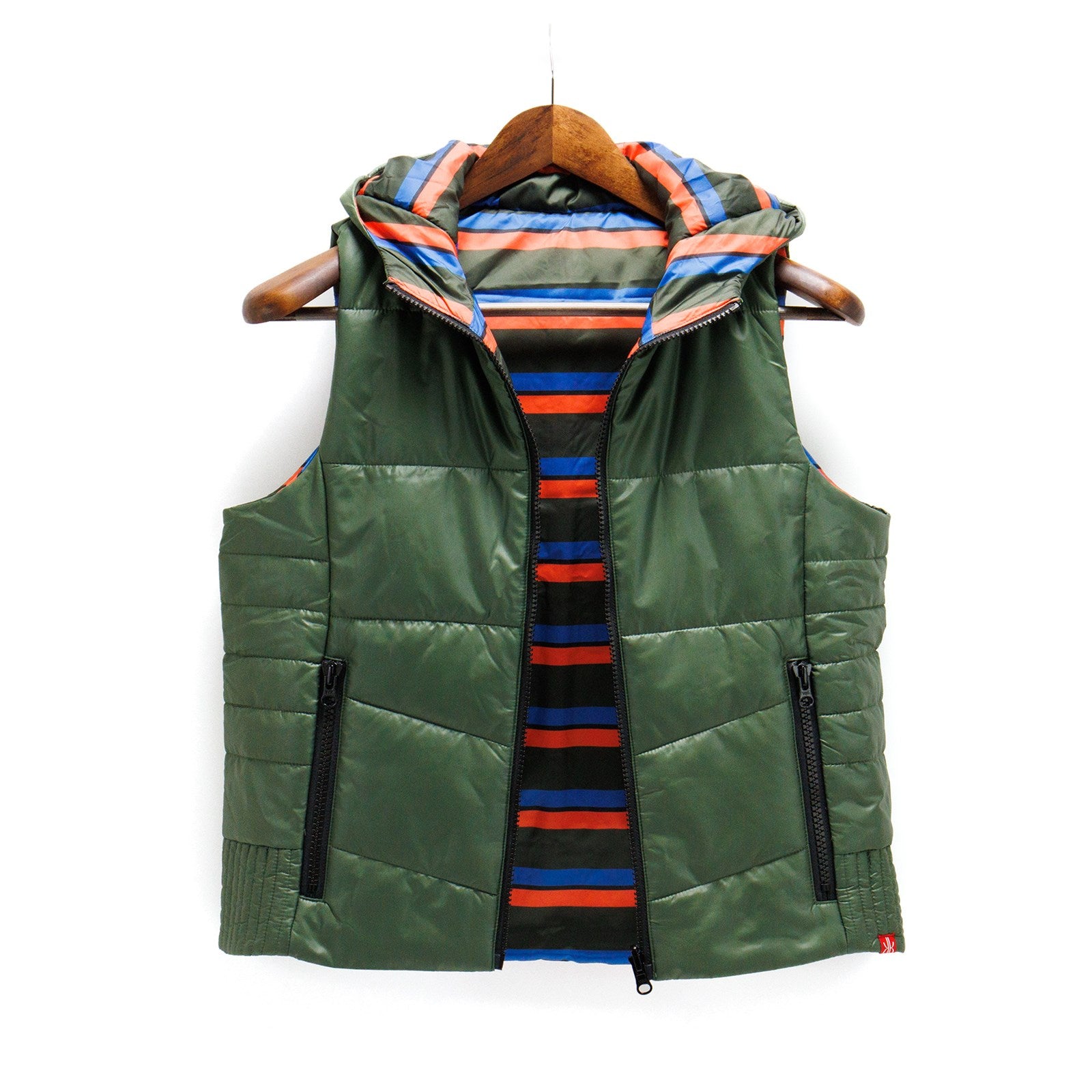 Krimson Klover Women Vesta Reversible Hooded Vest