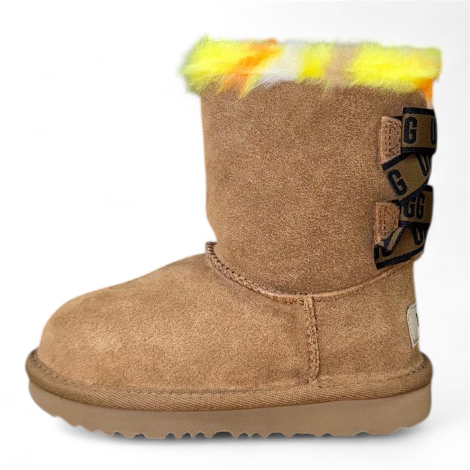 Ugg Toddler Bailey Bow Plaid Punk Boot