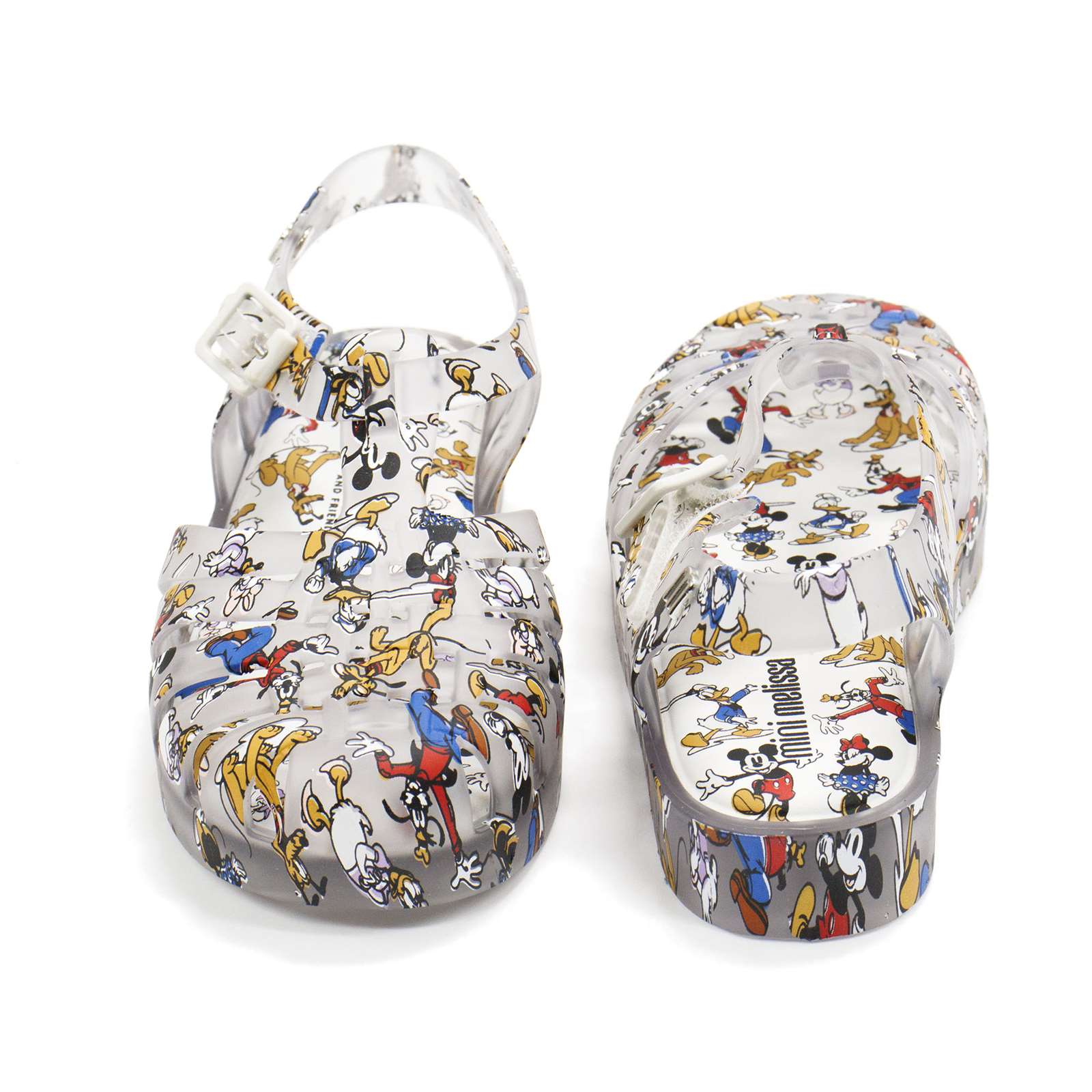 Mini Melissa Toddler Possession With Mickey Original Slip-On Sandal With Buckle Closure