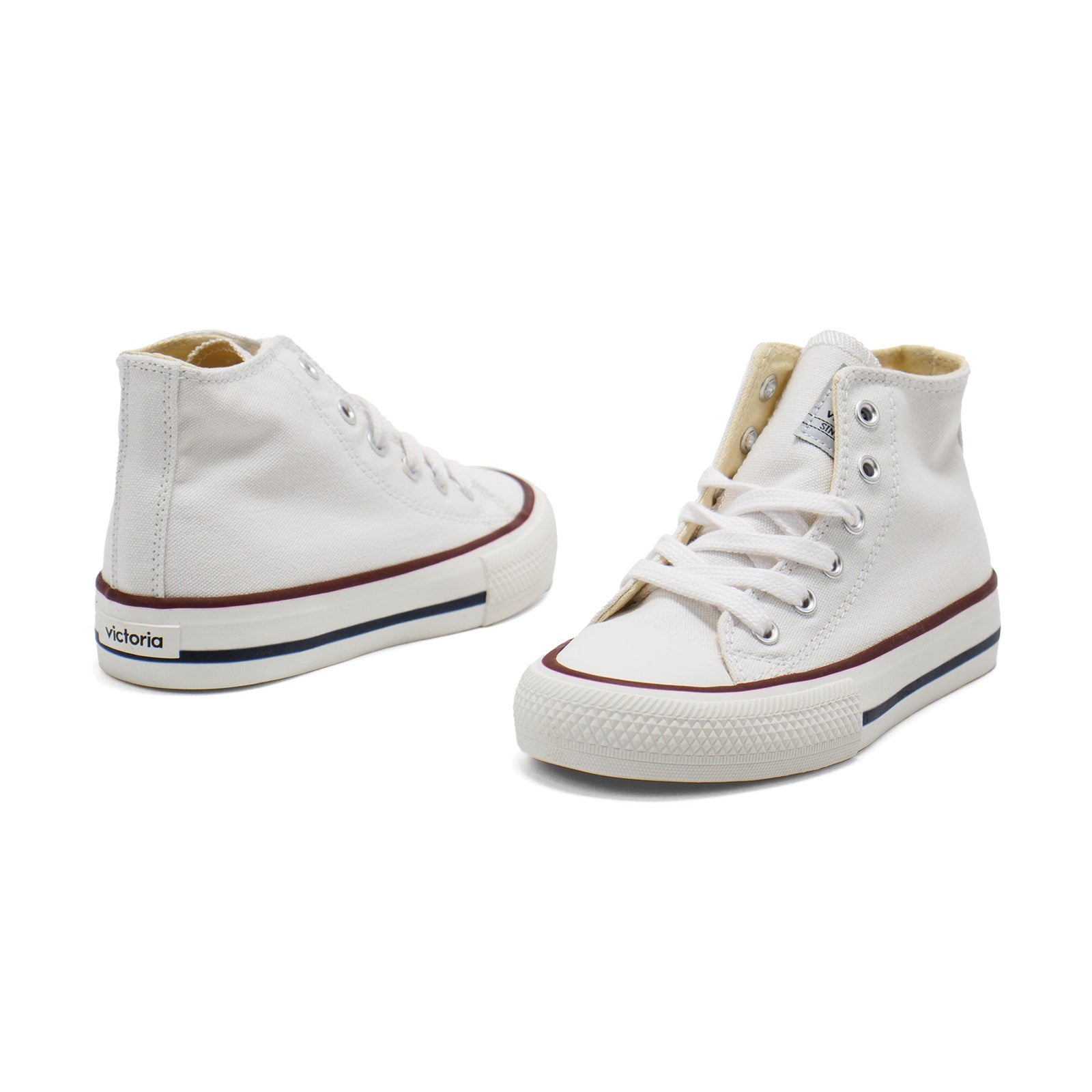 Victoria Girl High-Top Lace-Up Sneakers