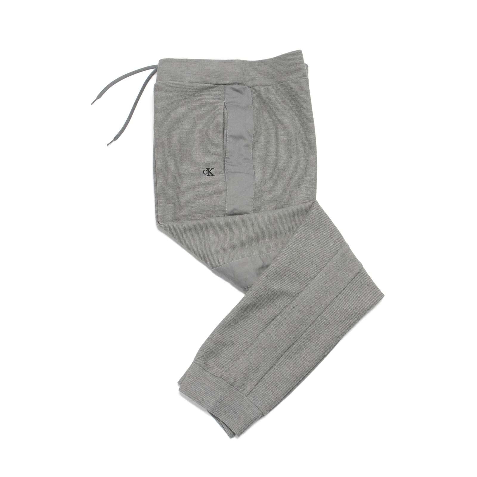 Calvin Klein Men Monogram Embroidery Textile Jogger