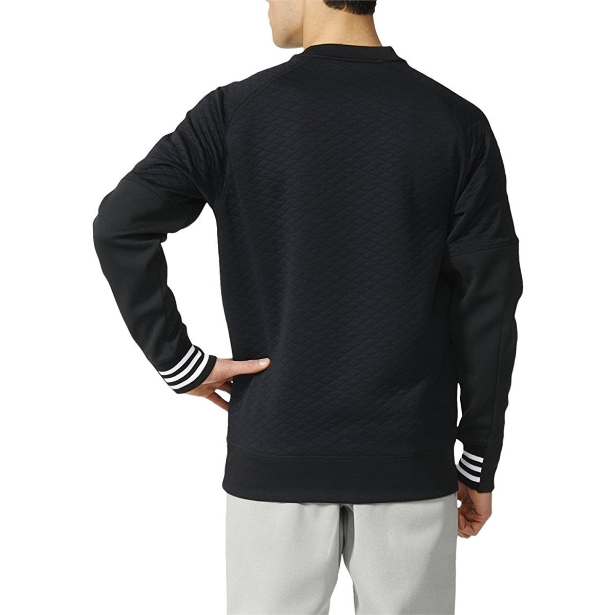 Adidas Men Sport Id Crew Fleece Pullover