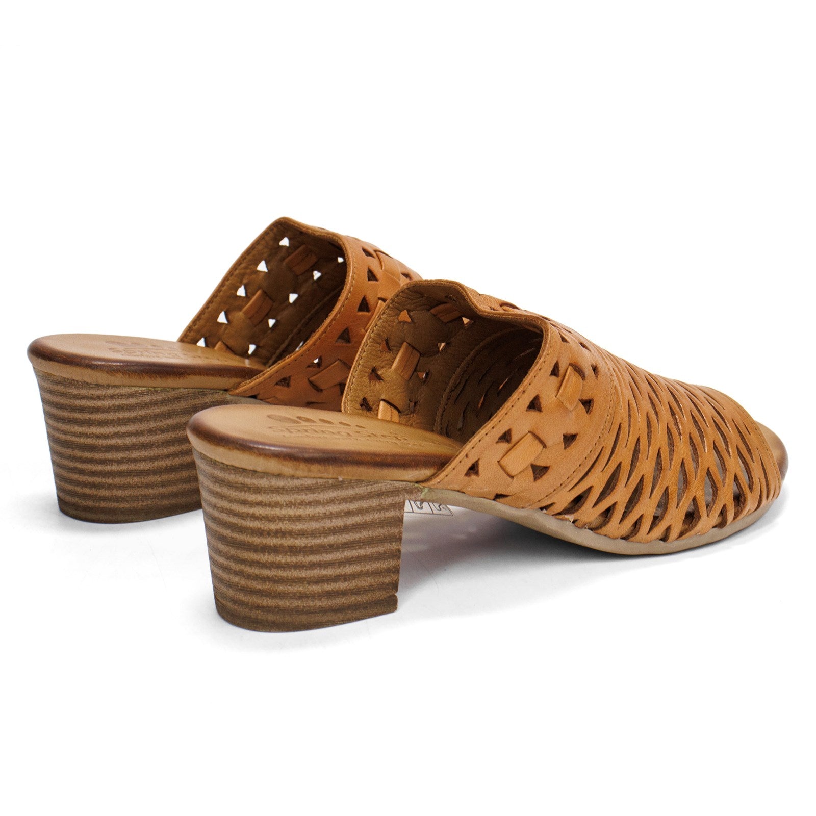 Spring Step Women Anika Heeled Slide Sandal