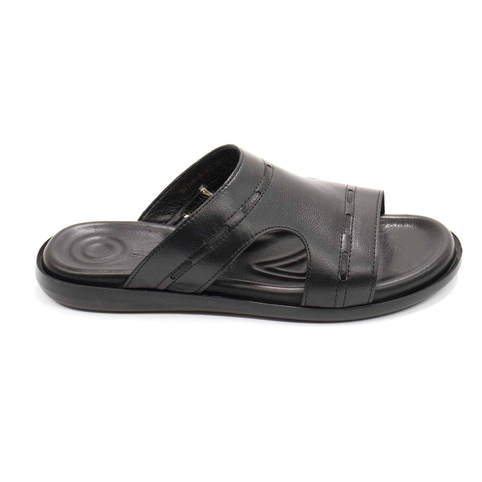 Spring Step Men Benn Leather Slide Sandal