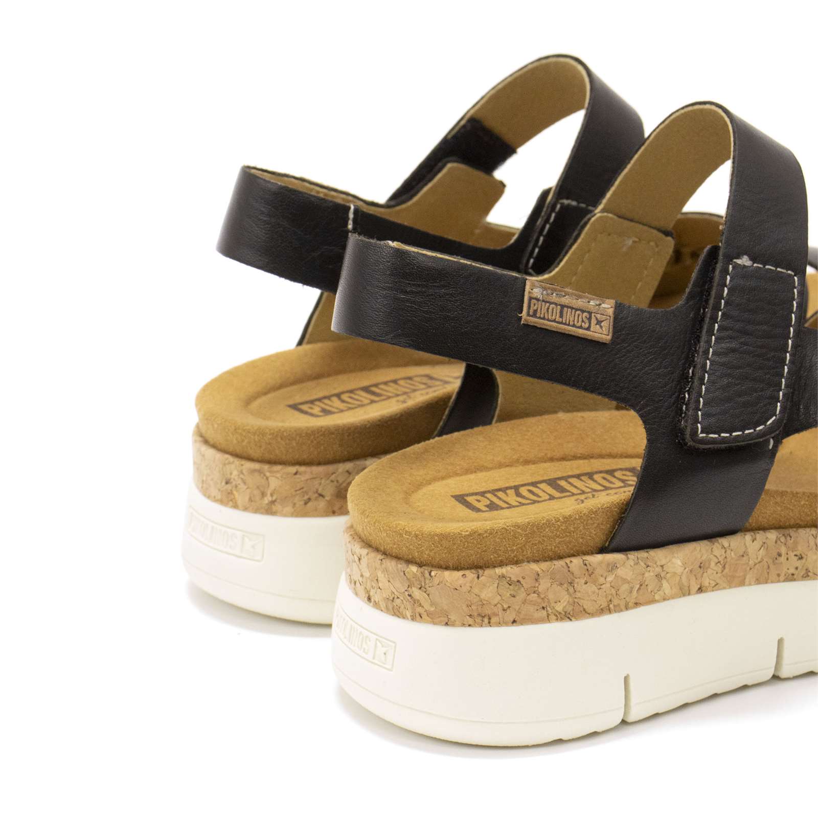 Pikolinos Women Palma W4n Leather Wedge Sandals