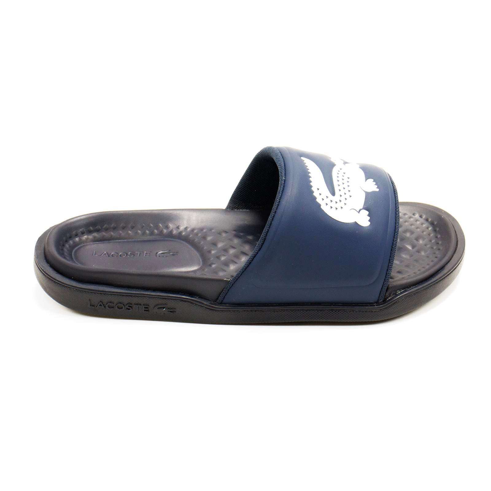 Lacoste Men Croco Dualiste 1122 2 Slide Sandals