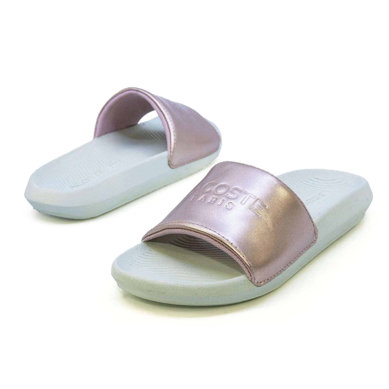 Lacoste Women Croco Slide Sandals