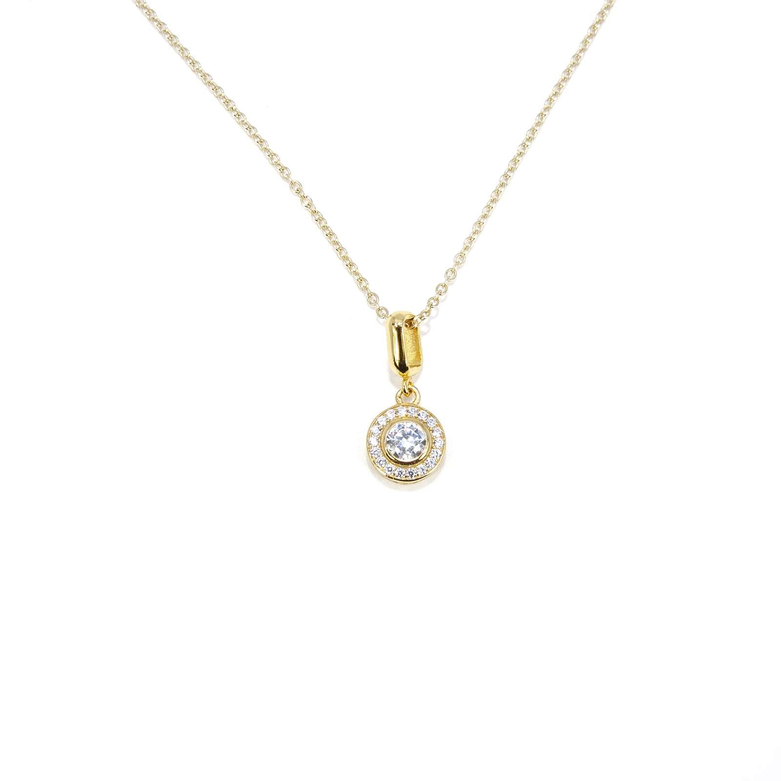 Athra Women Round Slider Necklace