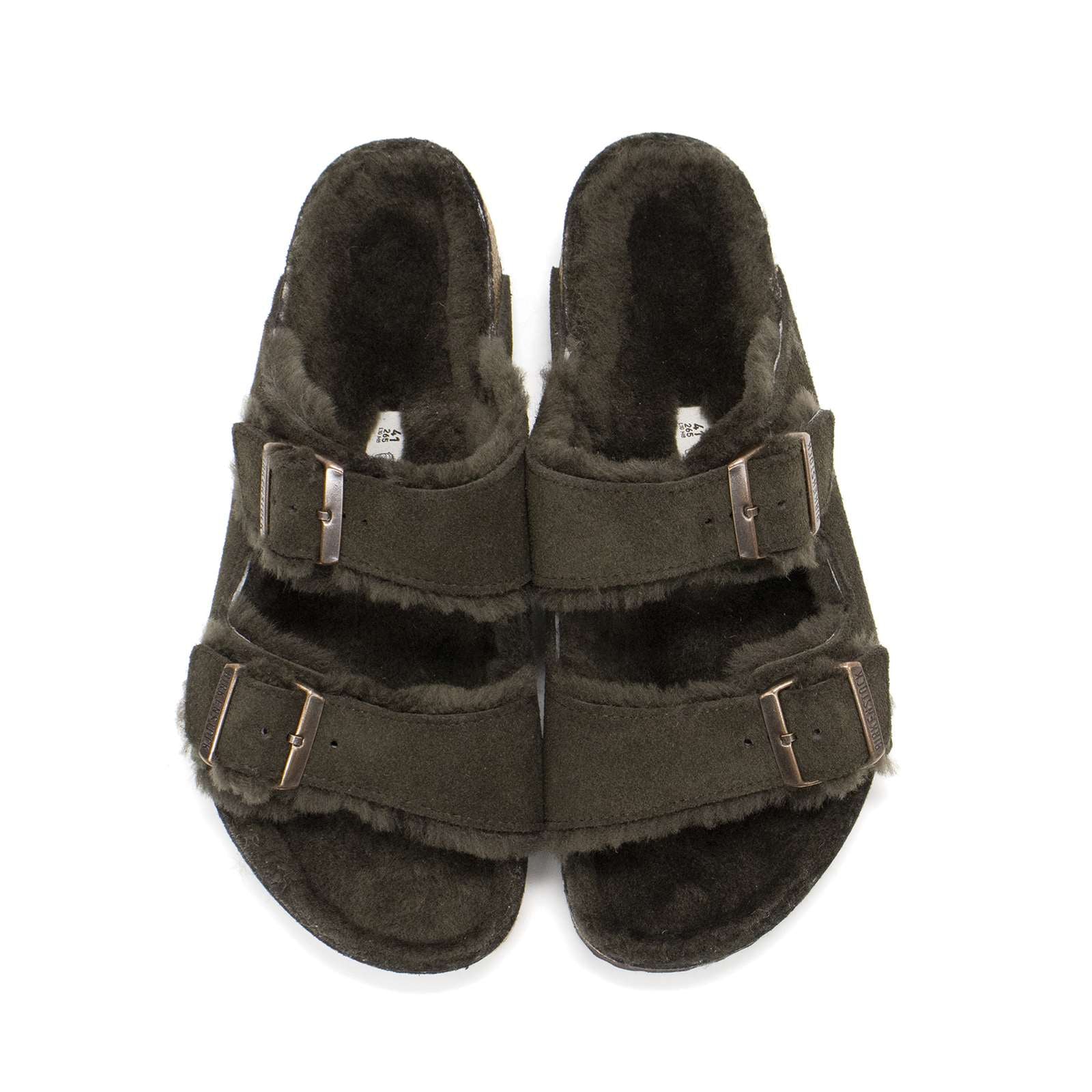 Birkenstock Men Arizona Shearling Sandals
