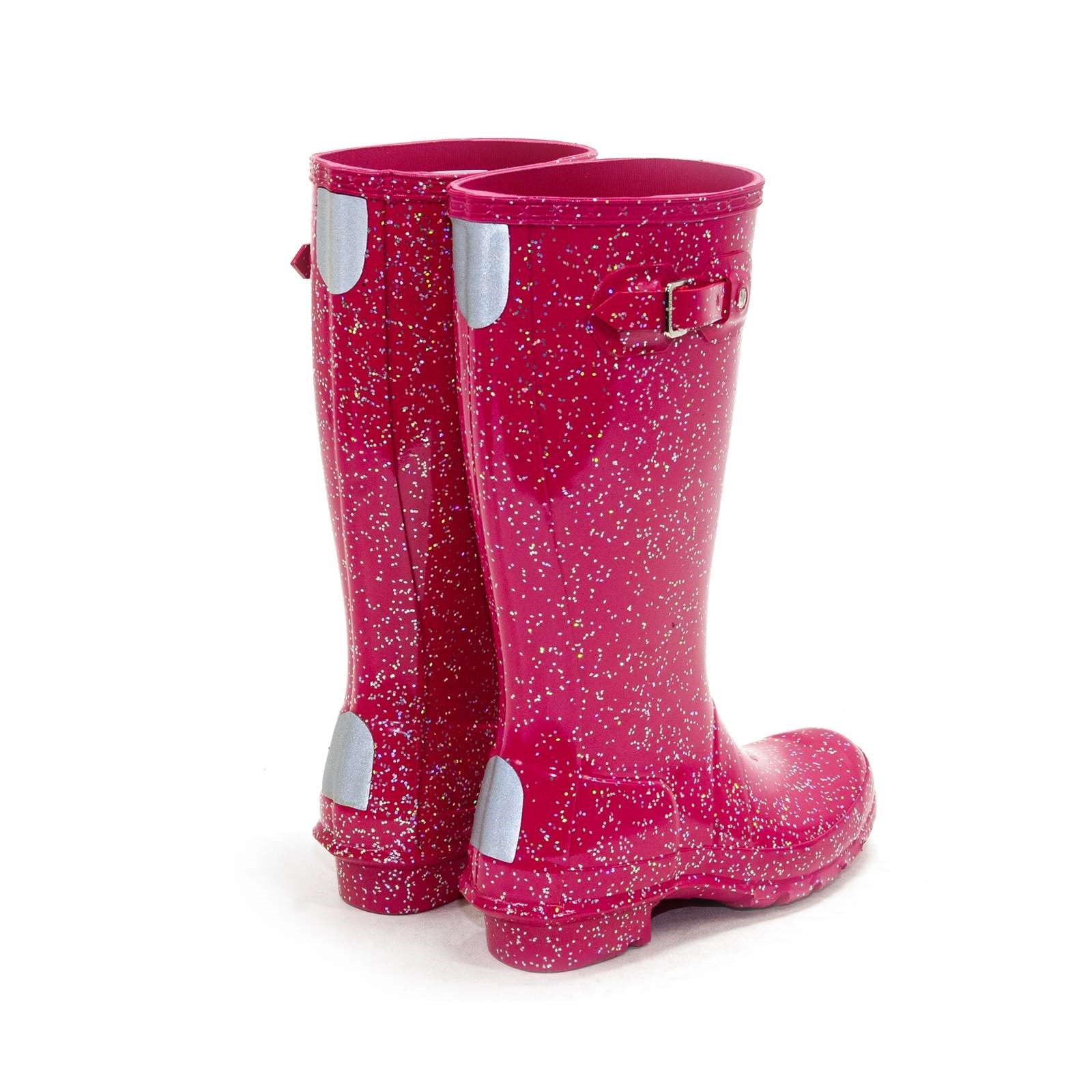 Hunter Boy Big Kids Original Giant Glitter Rain Boots