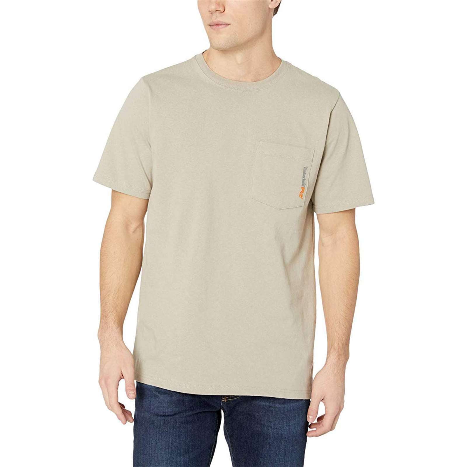 Timberland Pro Men Base Plate Blended Short Sleeve T-Shirt