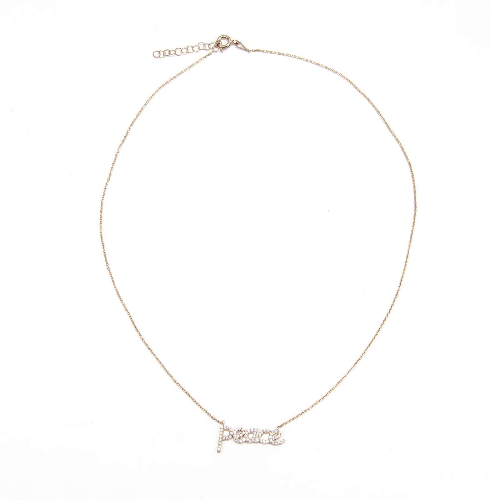 Athra Women Peace Necklace