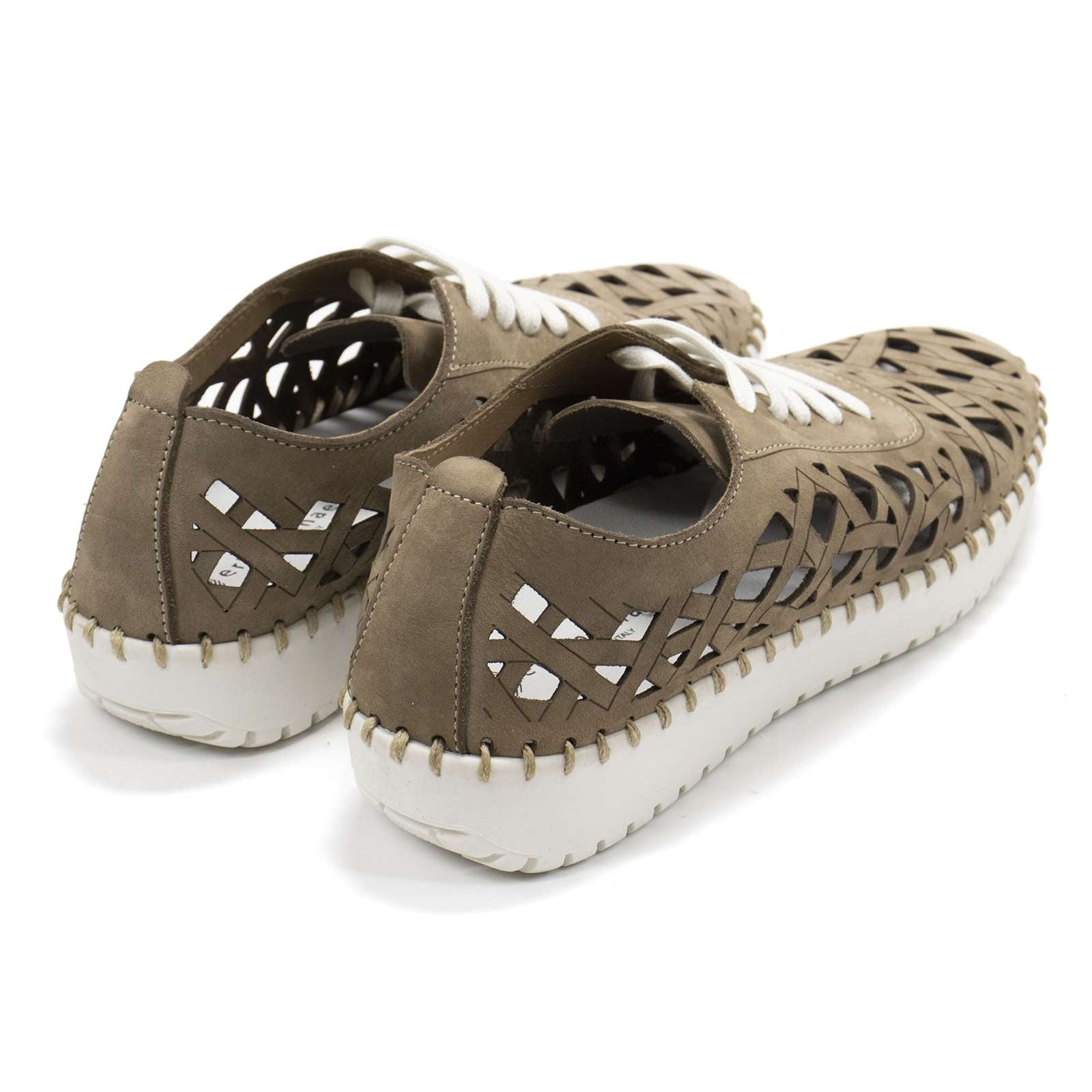 Eric Michael Women Dolores Laser-Cut Leather Casual Sneaker
