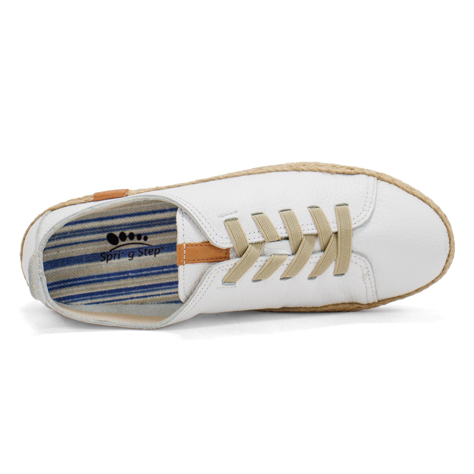 Spring Step Women Eloya Leather Espadrille Style Sneaker