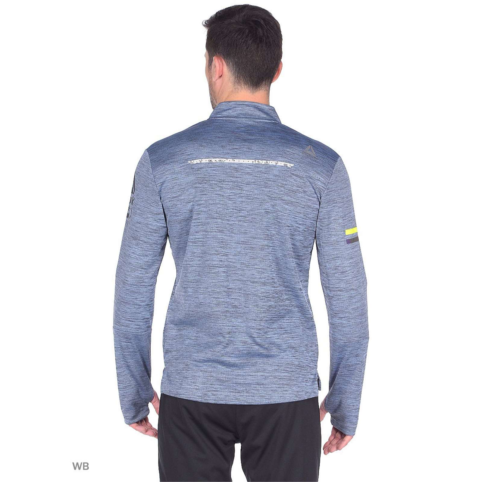 Reebok Men One Series Long Sleeve 1/2 Zip Hoodie