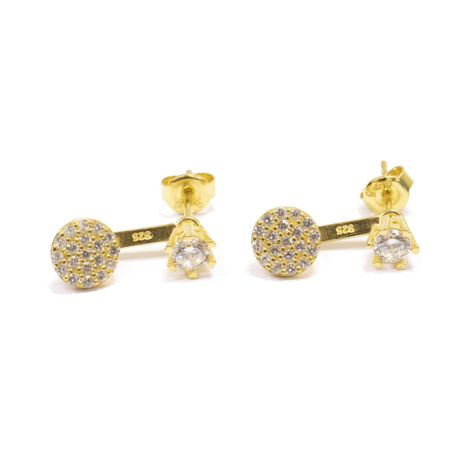 Athra Women Peek-A-Boo Disc Earring