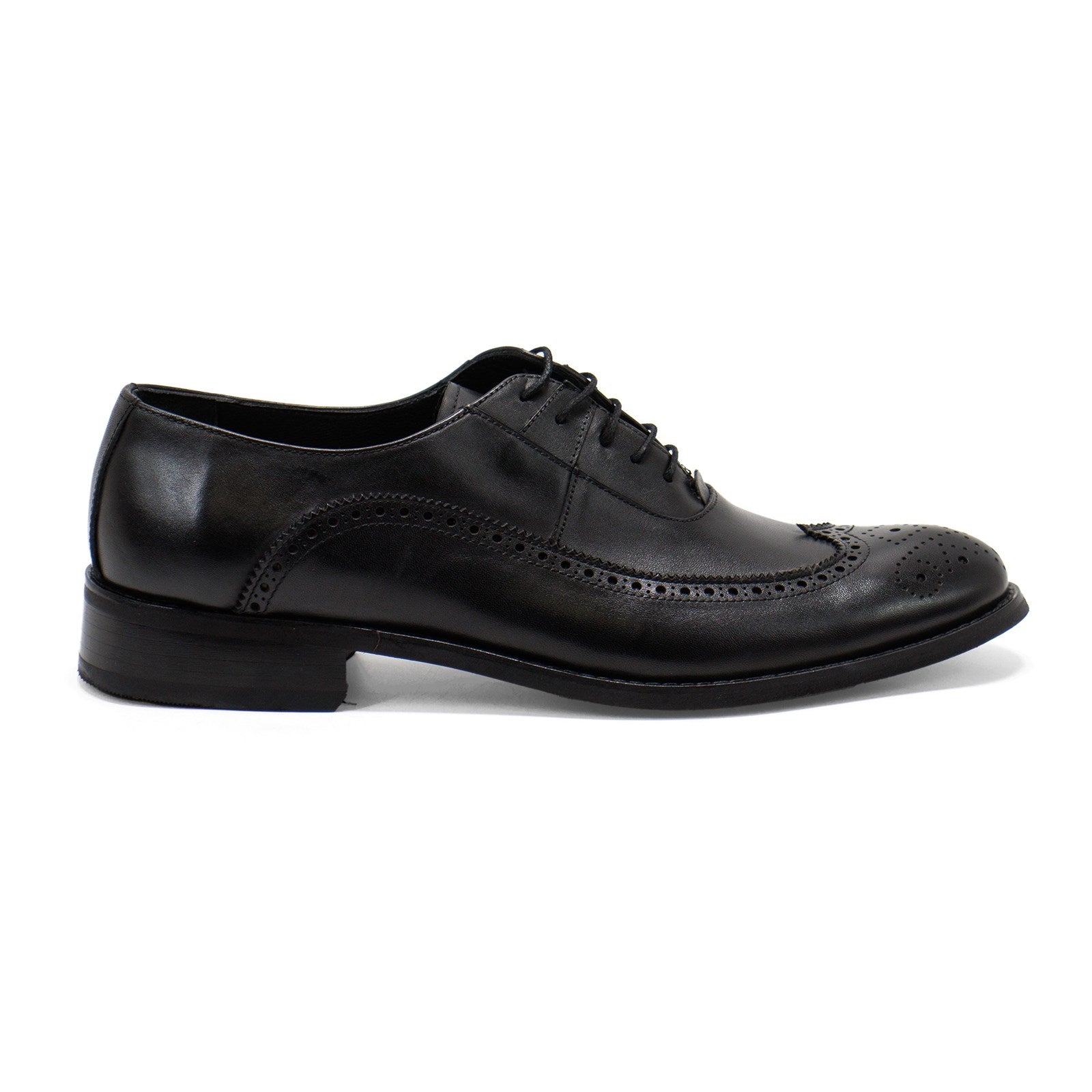 Hakki Men Genova Leather Wingtip Oxford Shoes