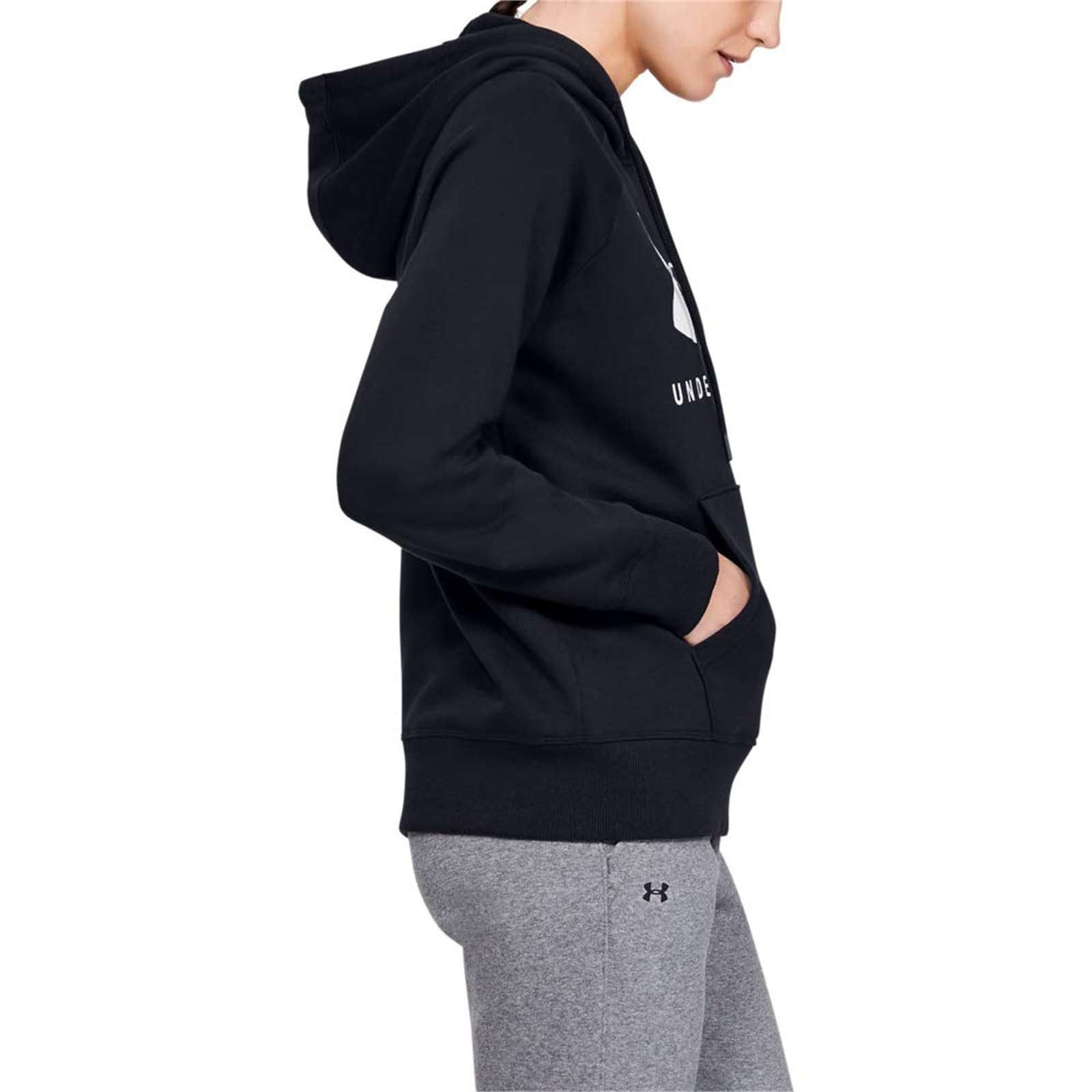Under Armour Women Rival Fleece Sportstyle Graphic Hoodie
