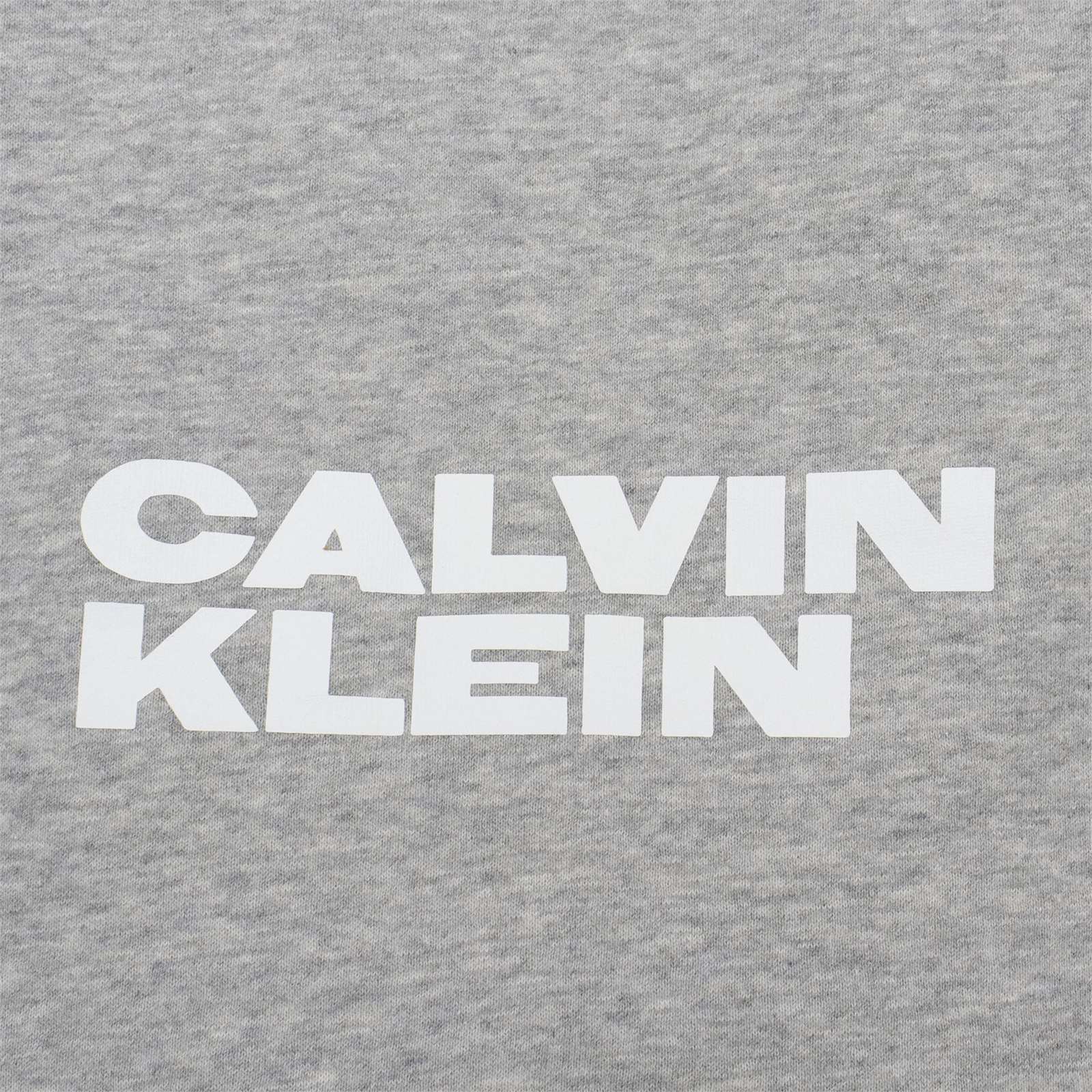 Calvin Klein Men Long Sleeve Nyc Triple Logo Crew Neck Hoodie