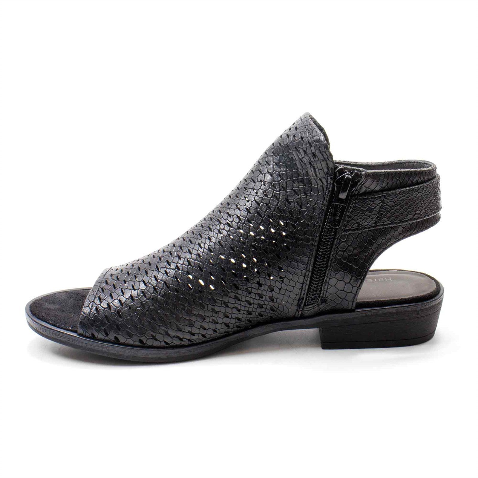 Baretraps Women Scotlyn Faux Leather Peep-Toe Heels