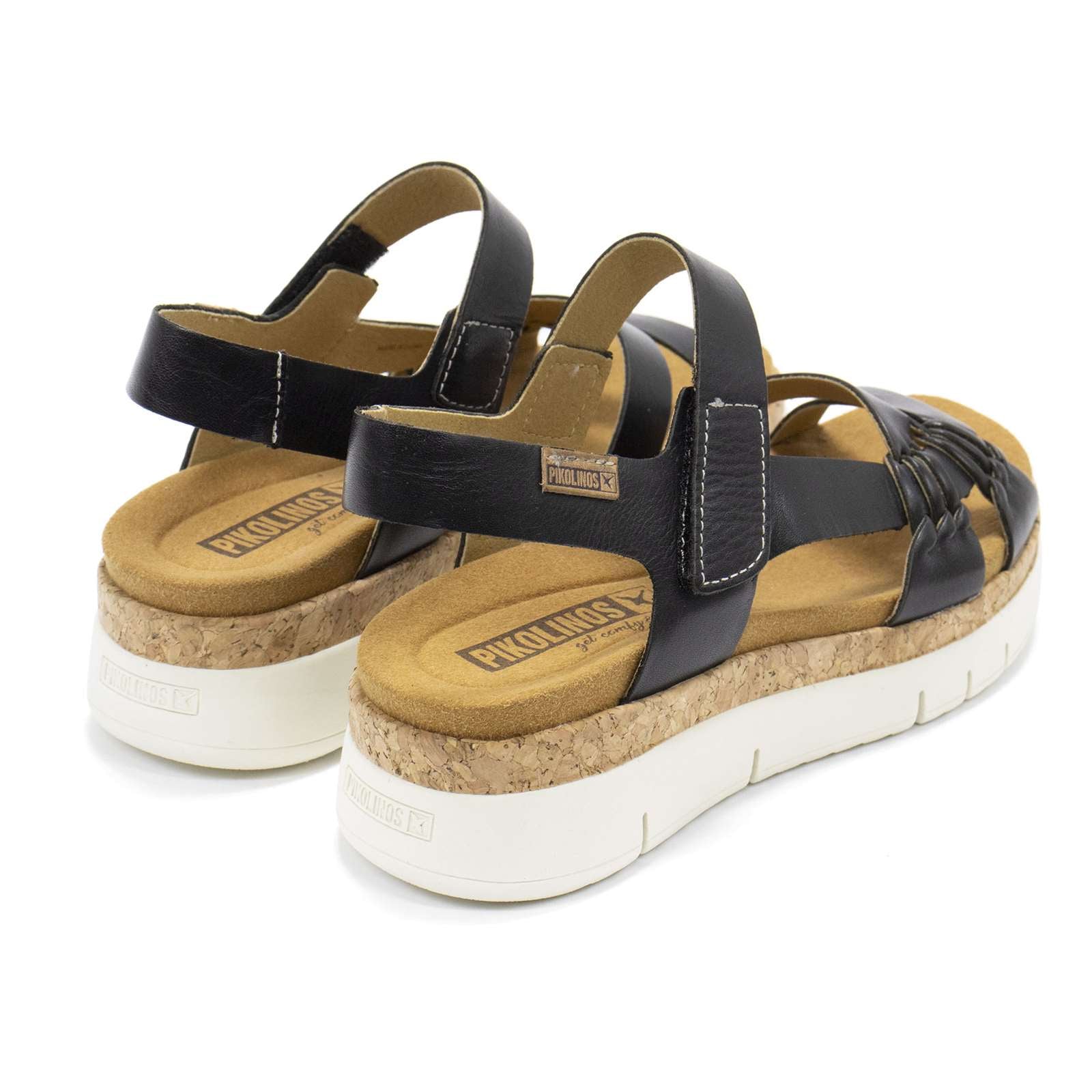 Pikolinos Women Palma W4n Leather Wedge Sandals