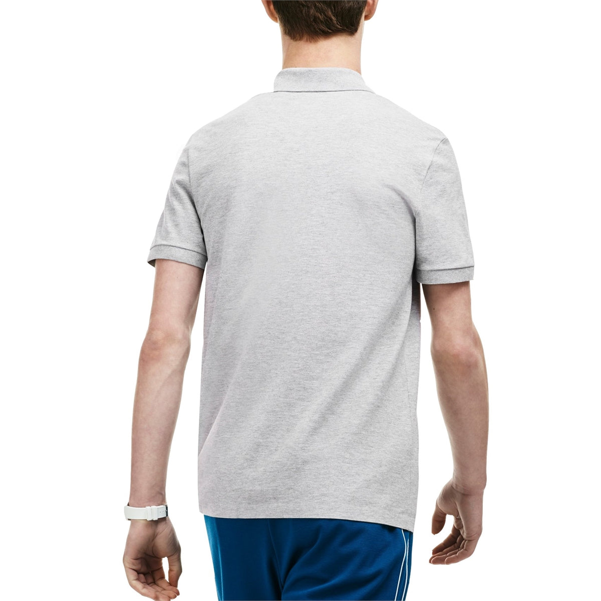 Lacoste Men Slim Fit Rubber Crocodile Stretch Piqué Polo Shirt