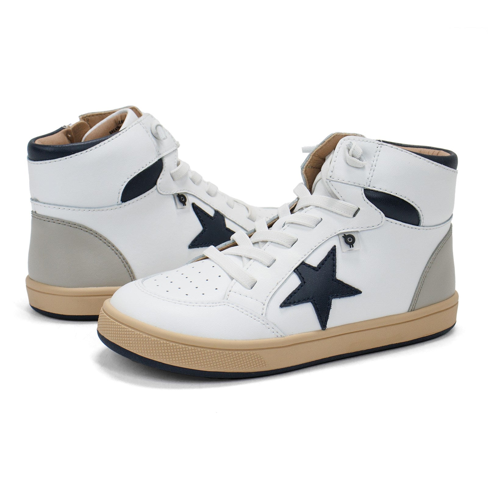 Old Soles Boy Star Tracker High-Top Lace-Up Casual Shoes