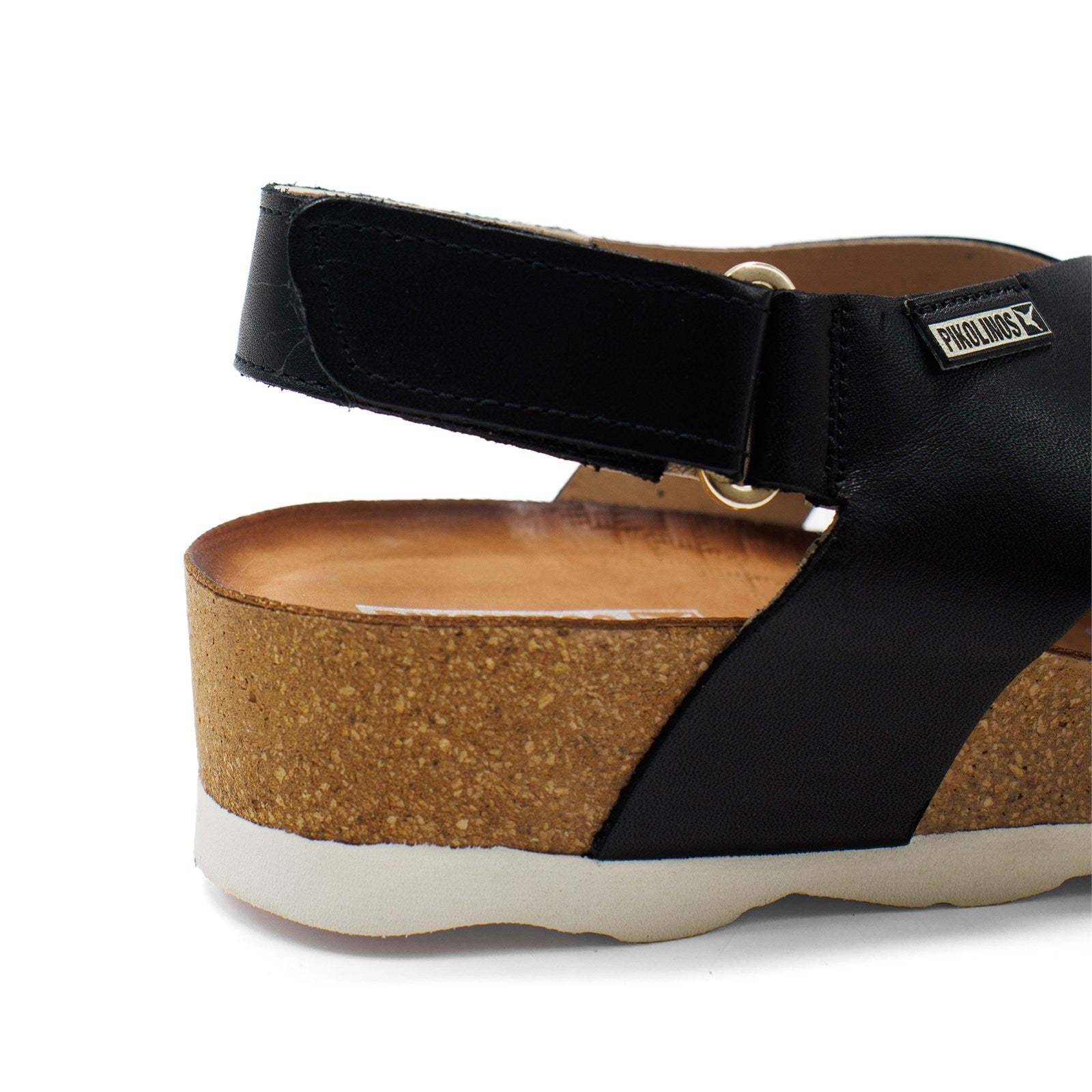 Pikolinos Women Mahon Leather Wedge Sandals