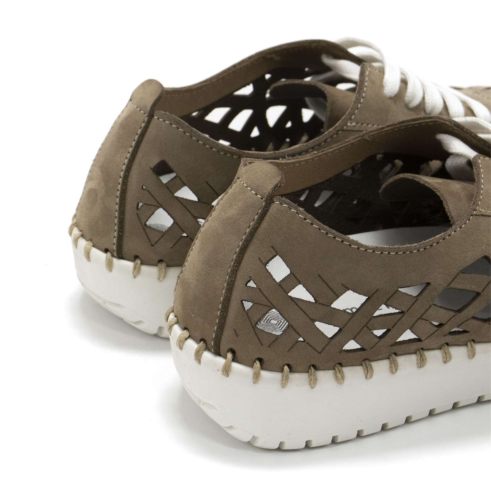 Eric Michael Women Dolores Laser-Cut Leather Casual Sneaker