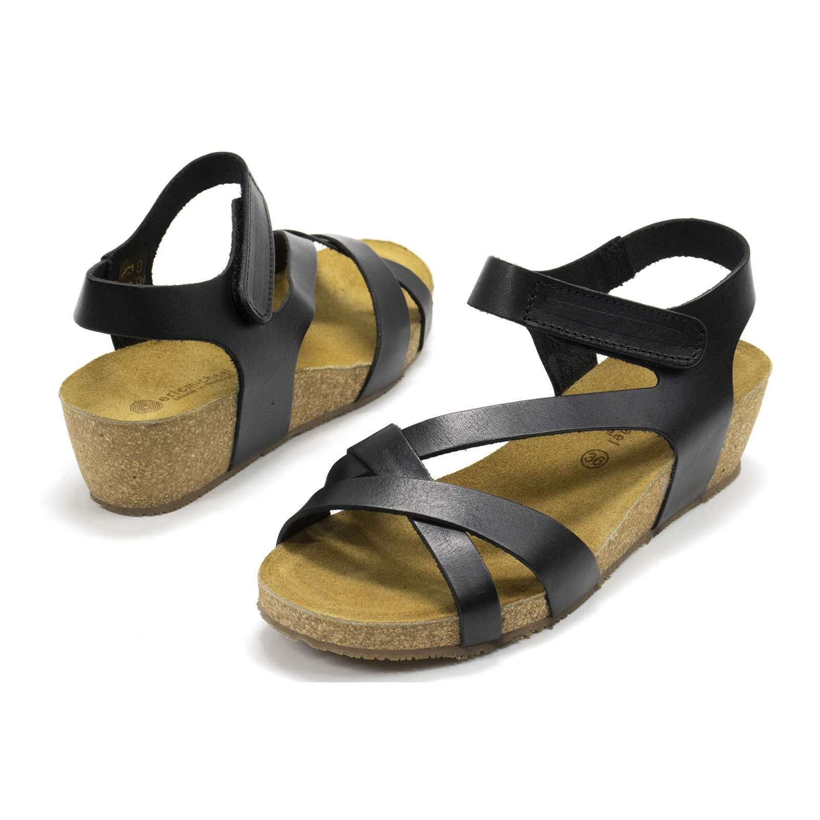 Eric Michael Women Havana Ankle Strap Platform Sandal