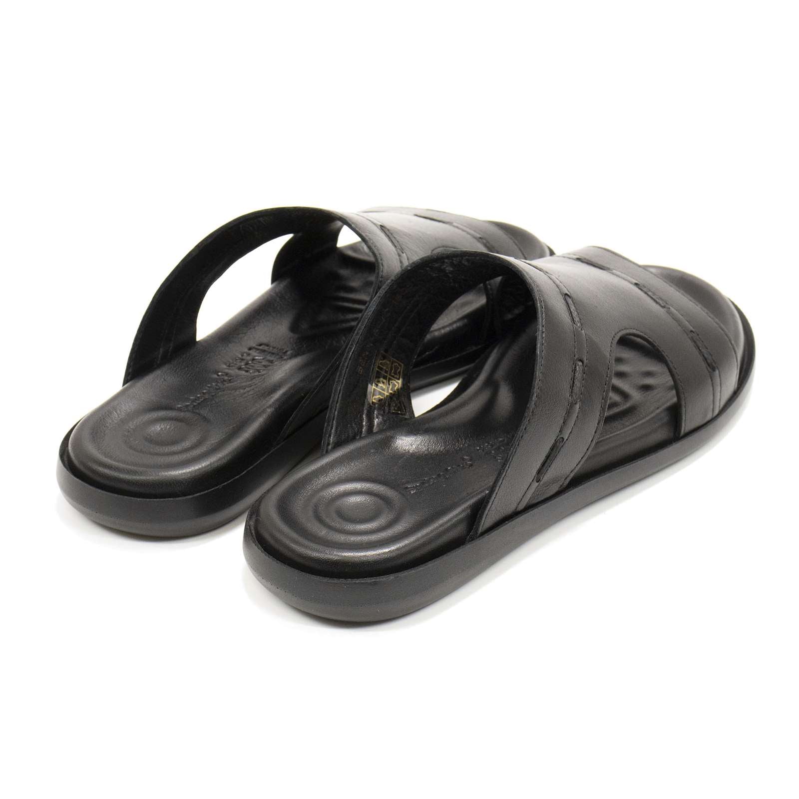 Spring Step Men Benn Leather Slide Sandal