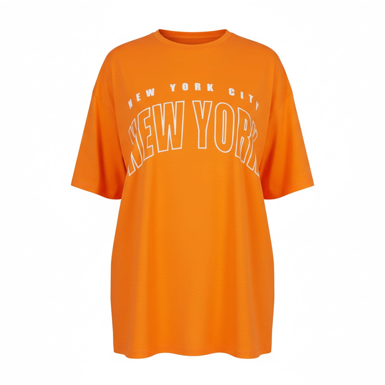 Ambar Women New York City Logo Relaxed Fit T-Shirt