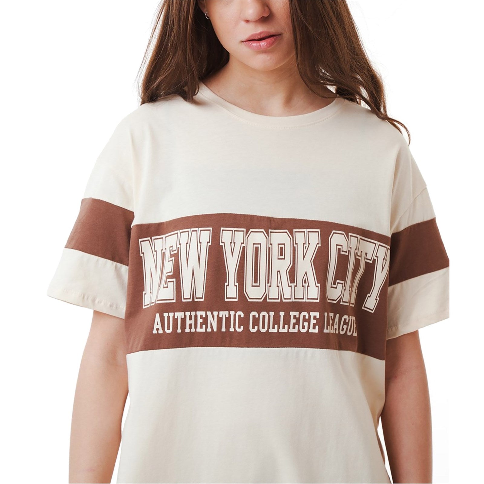Ambar Women New York City Printed Short Sleeve Tshirt