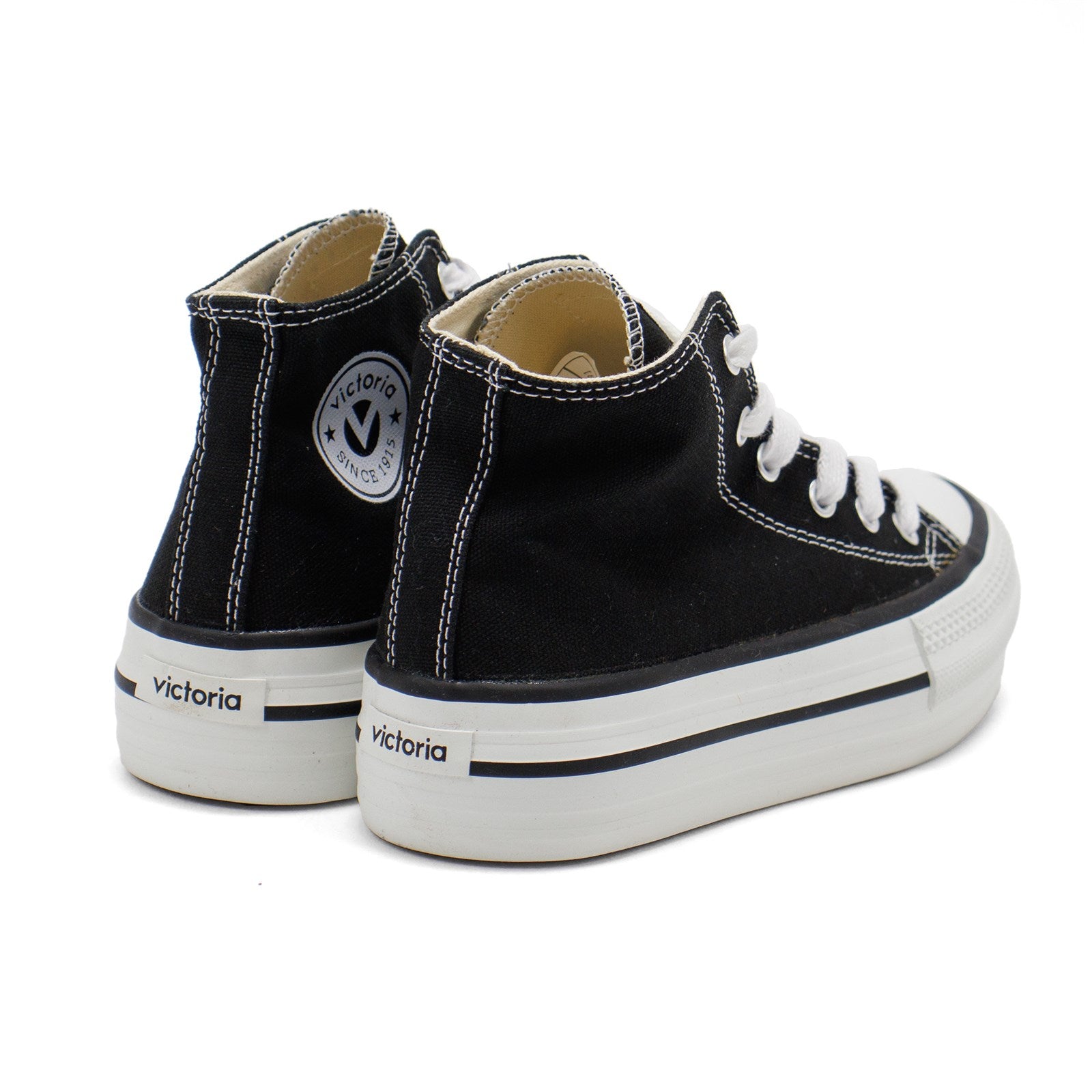 Victoria Girl Tribu Canvas High-Top Platform Trainers