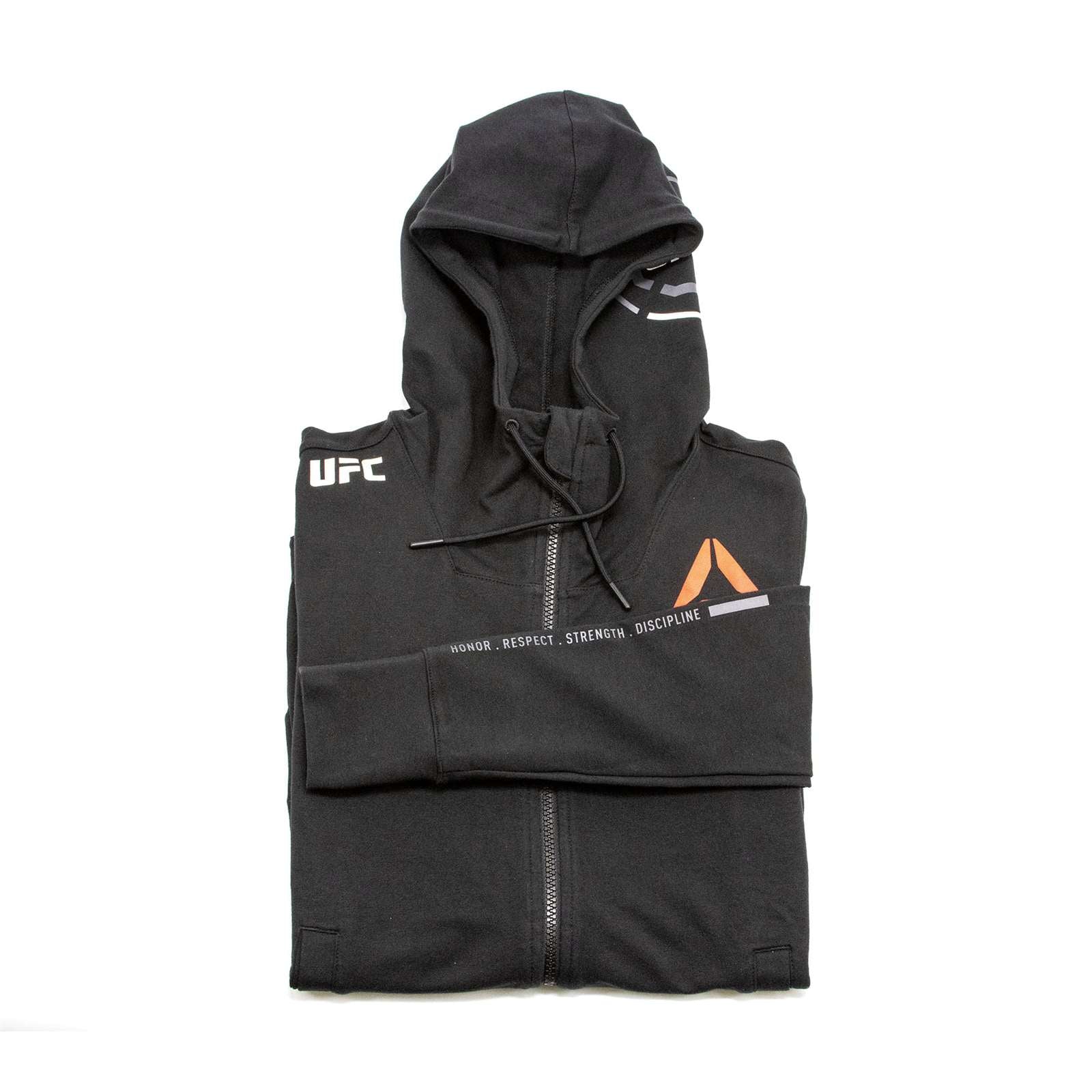 Reebok Women Ufc Fight Night Walkout Full Zip Hoodie