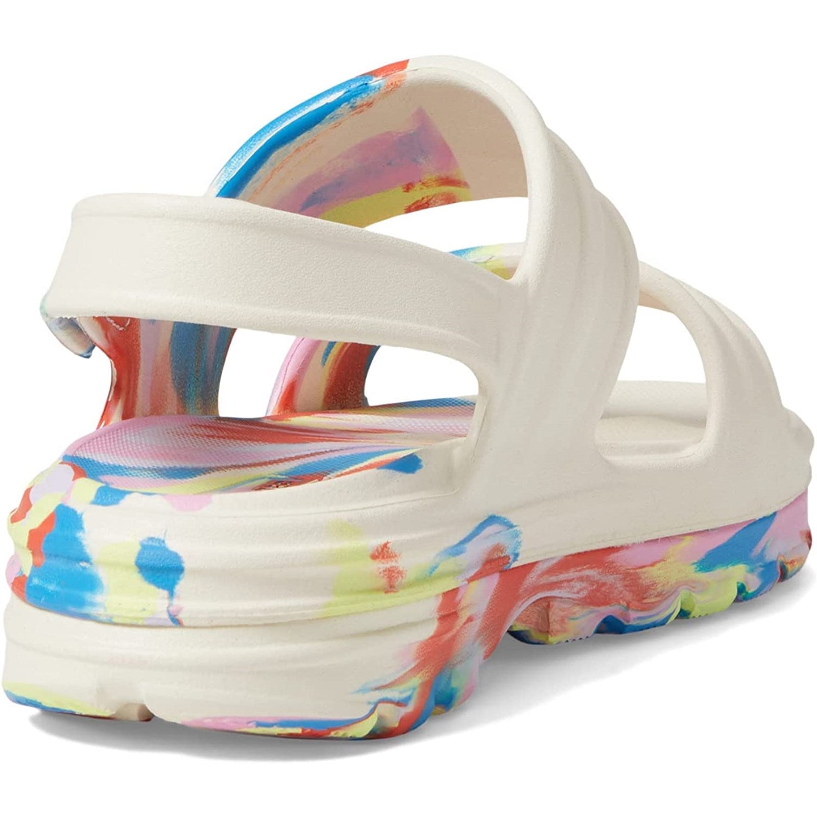 Hunter Women Bloom Algae Marble Adjustable Strap Sandals