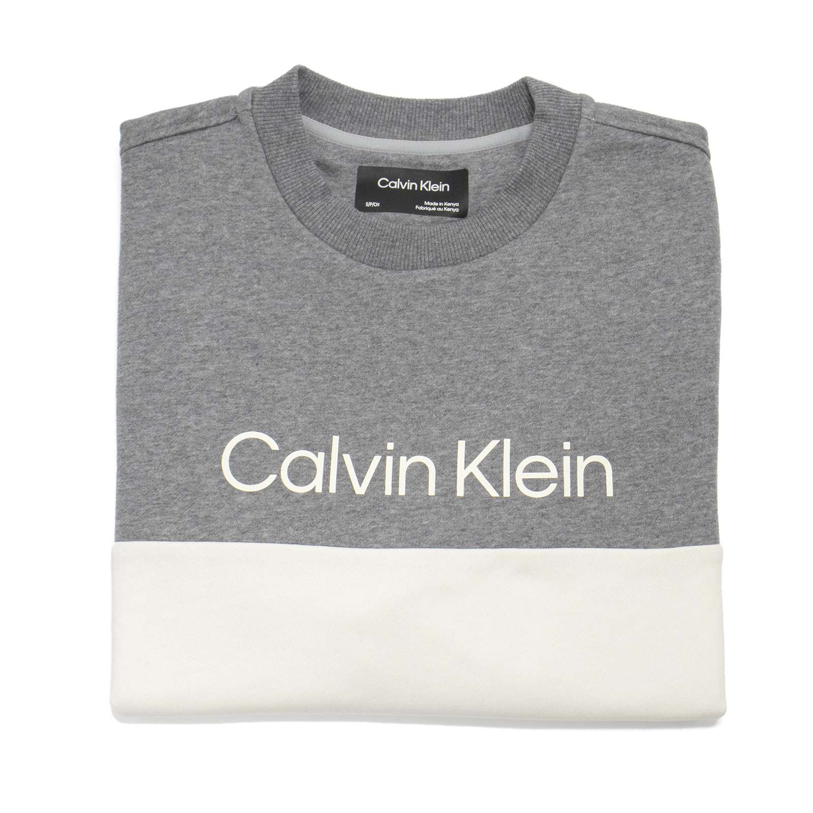 Calvin Klein Men Color Block Crewneck Sweatshirt