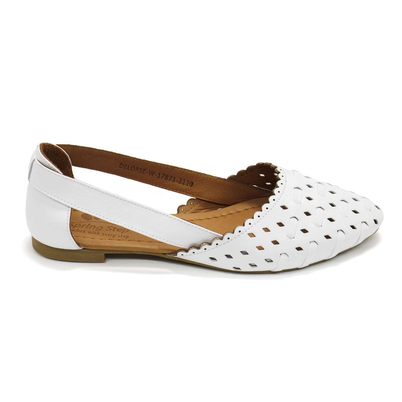 Spring Step Women Delorse Pointed Toe Slip On Flats