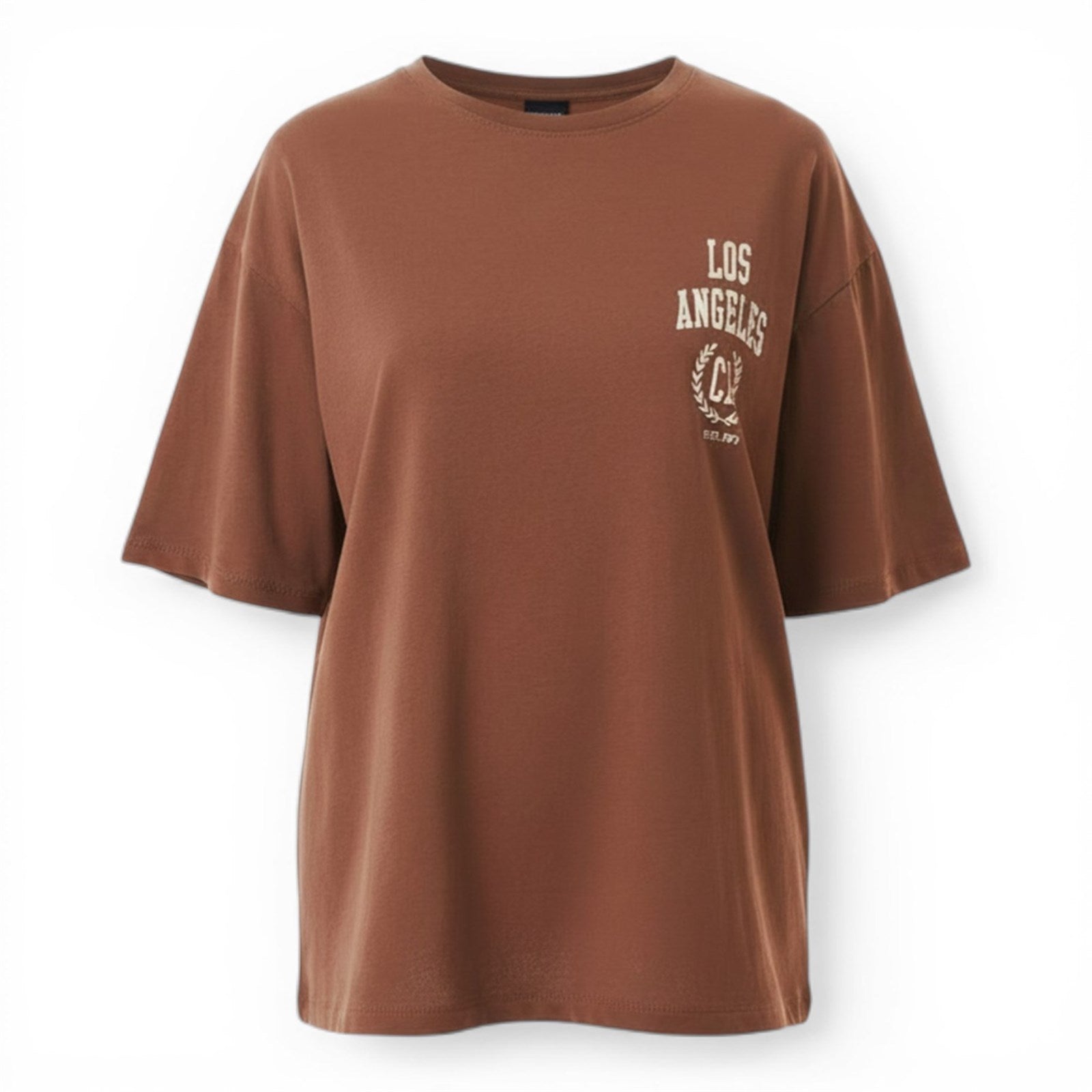 Ambar Women La Logo Relaxed Fit T-Shirt