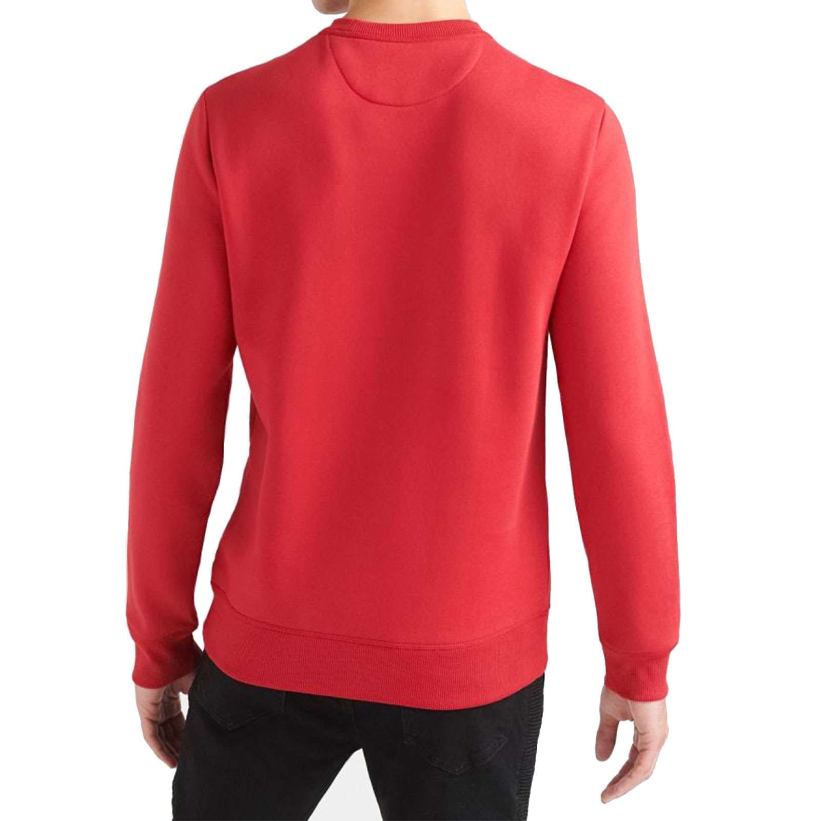 Calvin Klein Men Mono Logo Crew Neck Sweatshirt