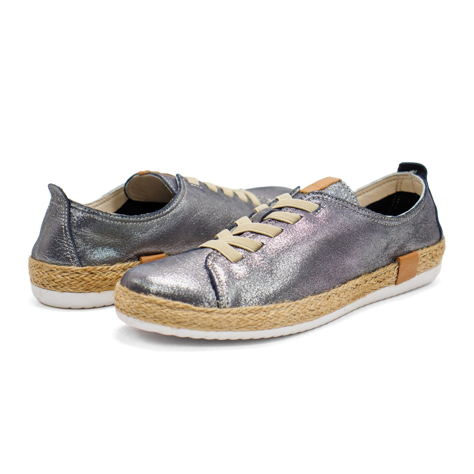 Spring Step Women Eloya Leather Espadrille Style Sneaker