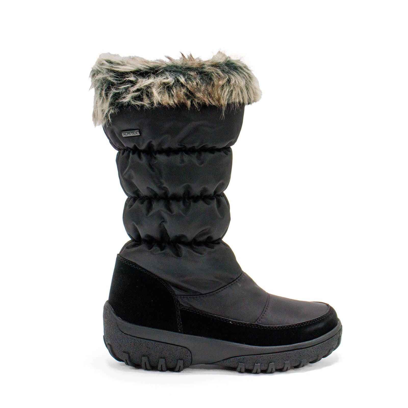 Flexus Women Vanish Faux Fur Cuff Winter Boot