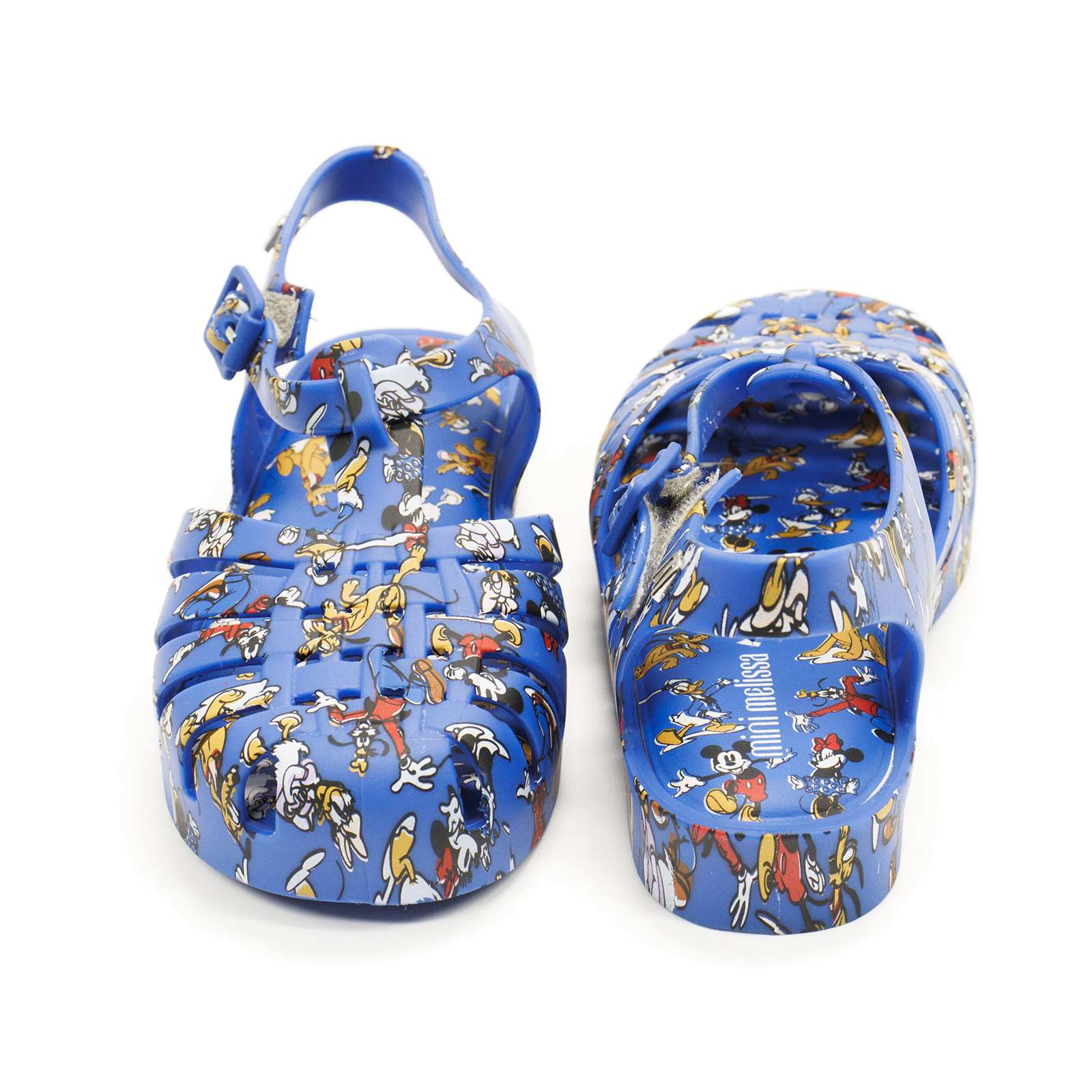 Mini Melissa Toddler Possession With Mickey Original Slip-On Sandal With Buckle Closure