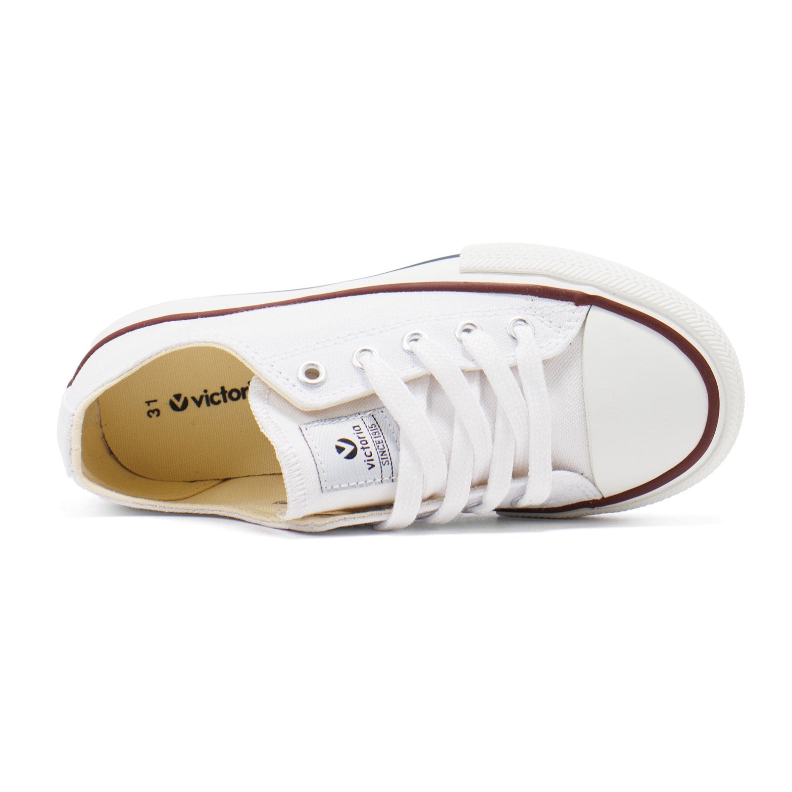 Victoria Boy Tribu Canvas Low Top Lace-Up Sneakers