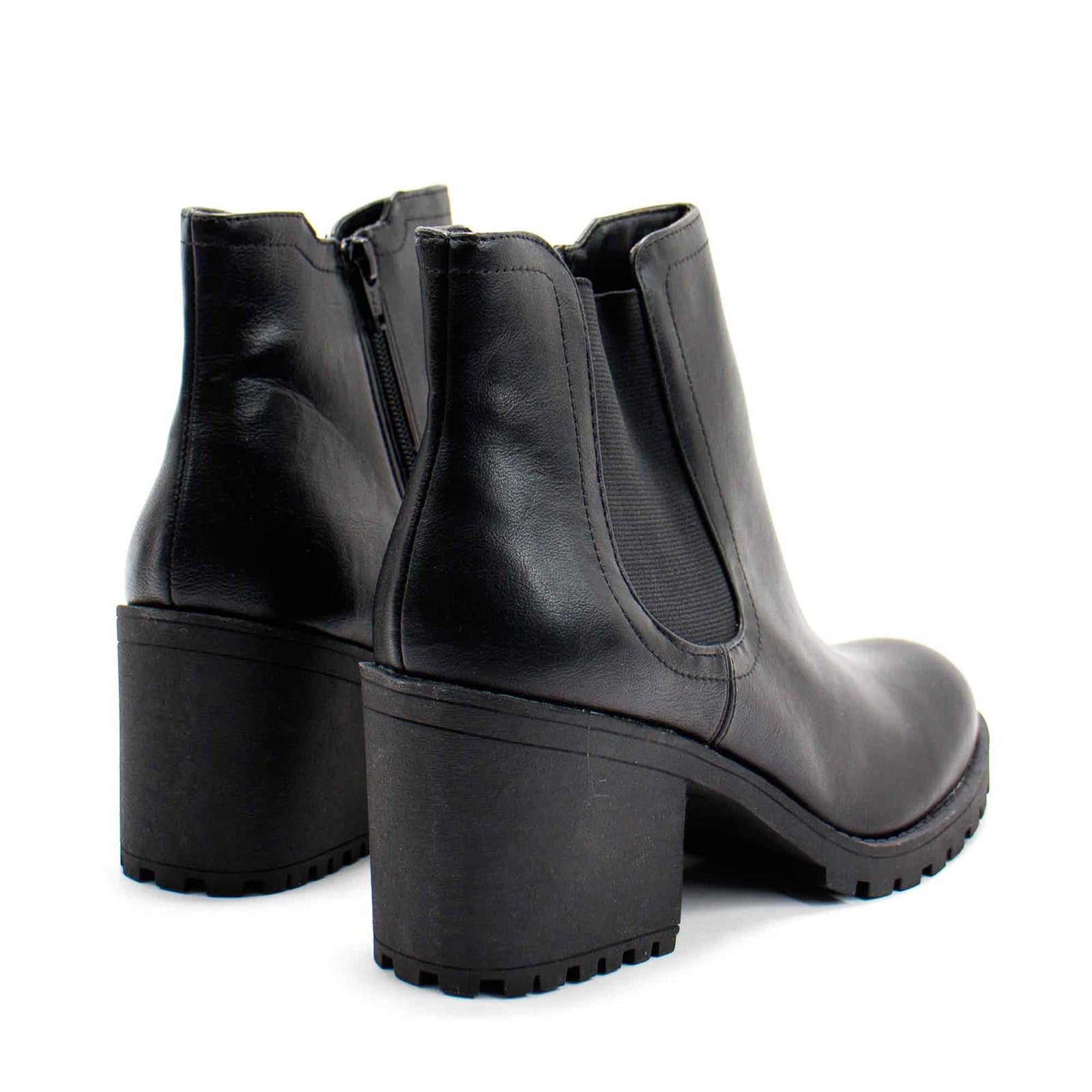 Sun+Stone Women Morghan Faux Leather Ankle Boots