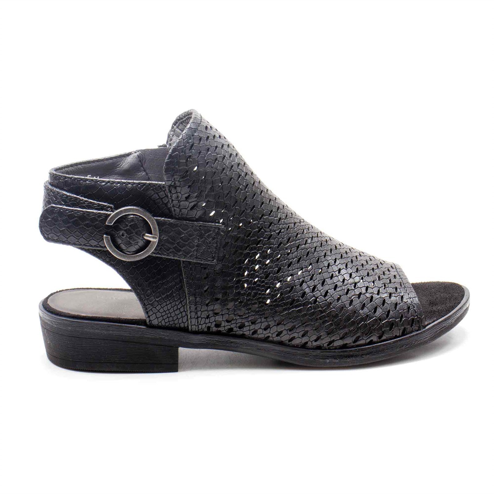 Baretraps Women Scotlyn Faux Leather Peep-Toe Heels