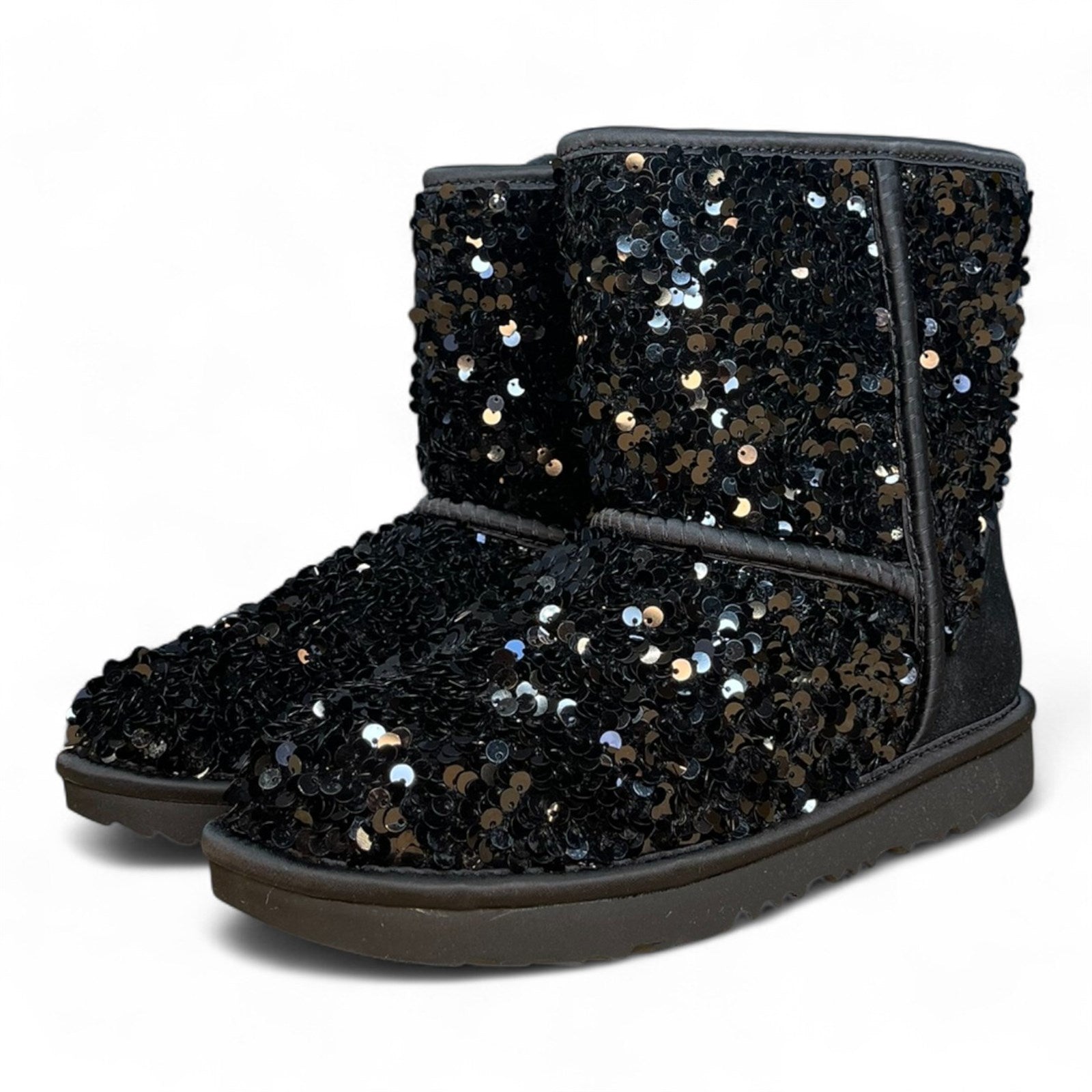 Ugg Girl Classic Short Chunky Sequin Fashion Boot